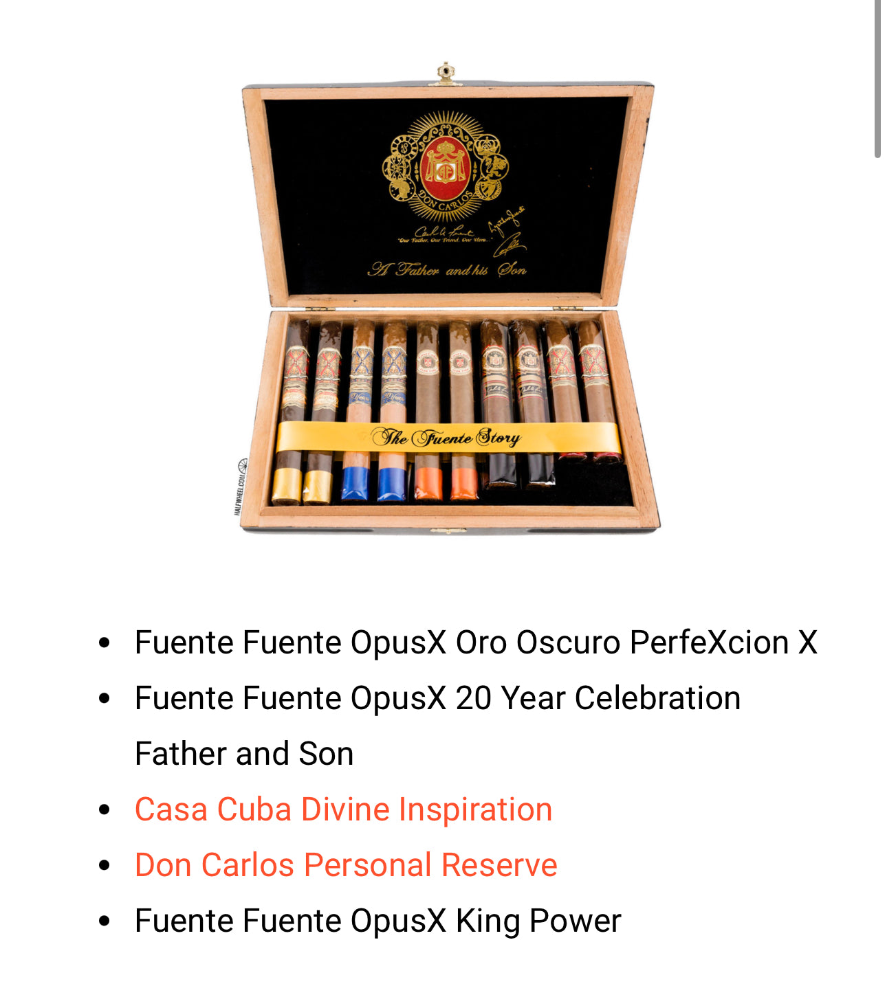 Arturo Fuente Father and Son Gift Set